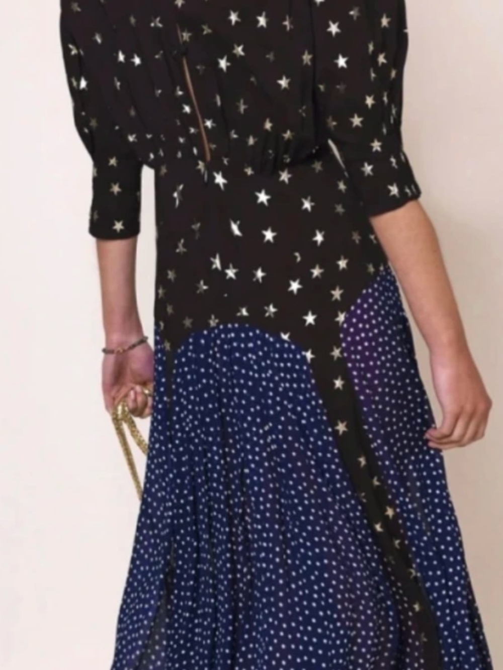 Rixo Meg Star Midi Dress - Picture 2 of 6